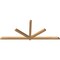 Ekena Millwork Kennewick Timber Gable Bracket, Western Red Cedar, 108"W x 45"H x 3 1/2"D x 3 1/2"F, 10/12 Pitch GBW108X45X0404KEN00SWR - alternate 2